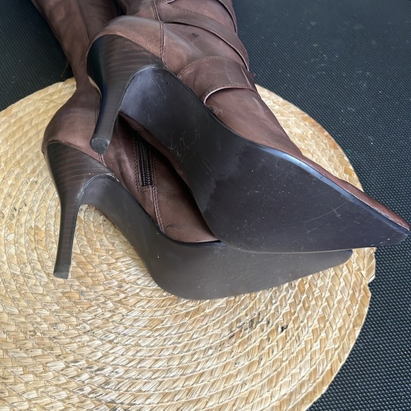 ZIGIBew York Leather Western Heel Booties Boots Size 7.5 - Picture 14 of 16